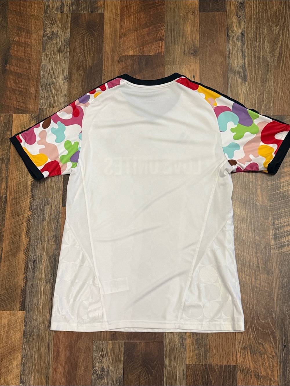 Adidas Love Unites Pride AEROREADY Soccer Jersey White Multicolor Medium - Picture 6 of 6